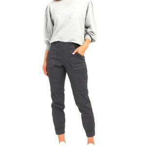 New Spanx Stretch Twill Cargo Gray Jogger